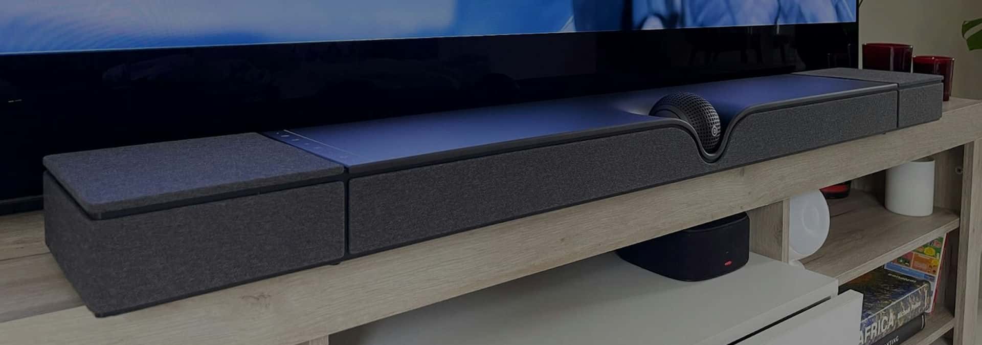 Devialet Dione Soundbar in Modern Living Room